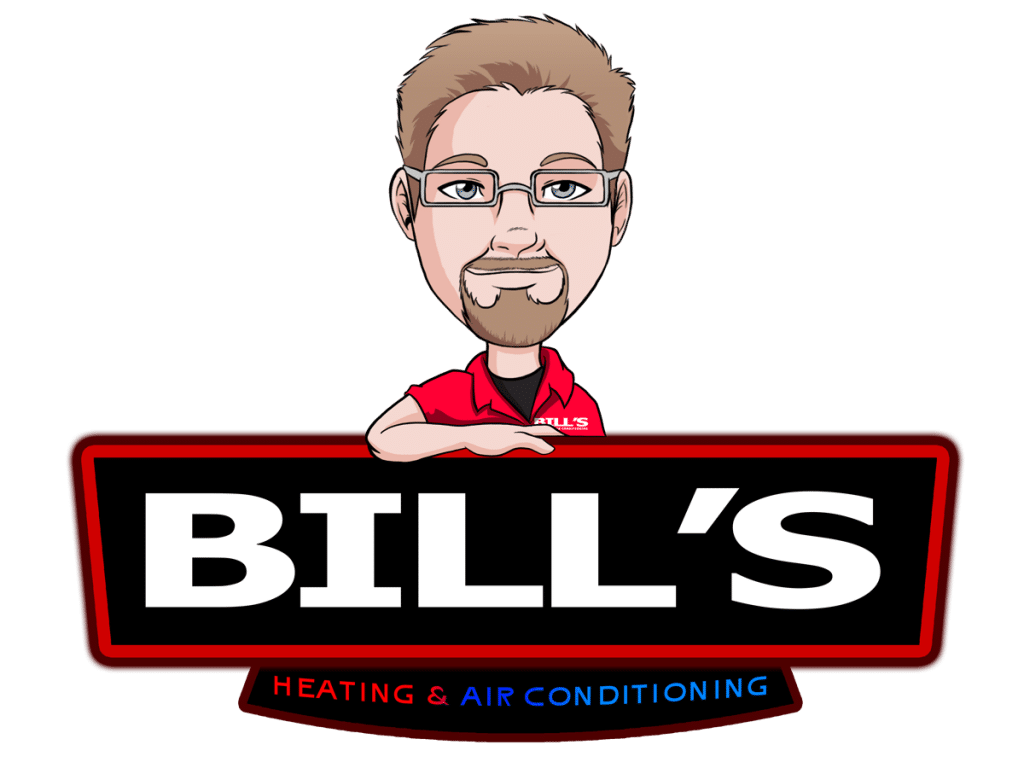 Bill's Heating & Air Conditioning cartoon and logo, Bils Heating & Air Conditioning, 526 Garfield, Lincoln, NE 68502