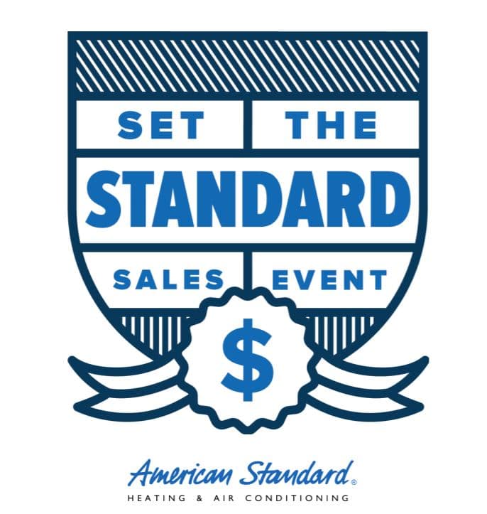 American Standard's Set the standard sales event.